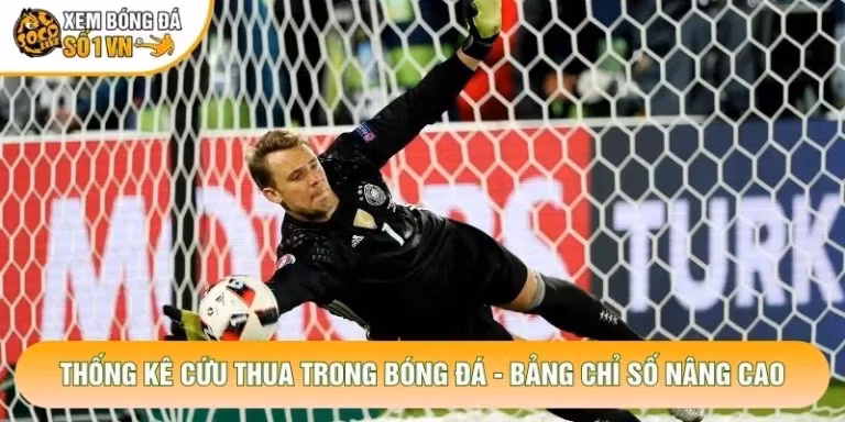Thống Kê Cứu Thua Trong Bóng Đá - Bảng Chỉ Số Nâng Cao